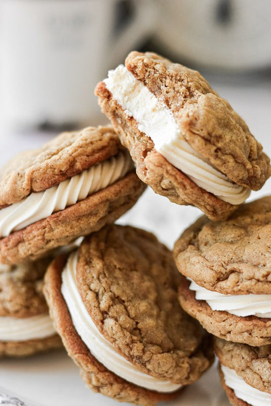 S'mores Cookie Sandwich Recipe | S'mores Cookie Sandwich with Marshmallow Buttercream