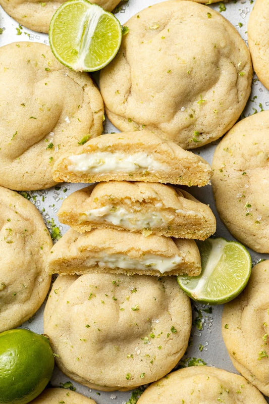 Key Lime Pie Stuffed Gourmet Cookie Recipe /Deluxe Stuffed Cookies/homemade cookies/ Gourmet filled cookies