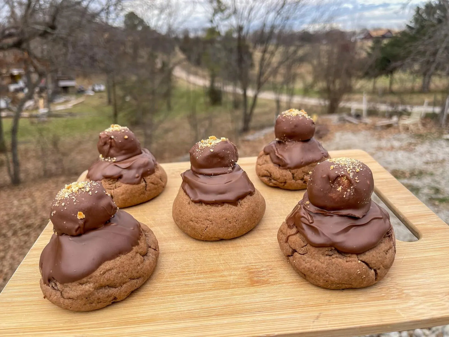 Chocolate and Peanut Butter Cookie Recipe | Gourmet Stuffed Cookie Recipes/Deluxe Stuffed Cookies/homemade cookies/ Gourmet filled cookies