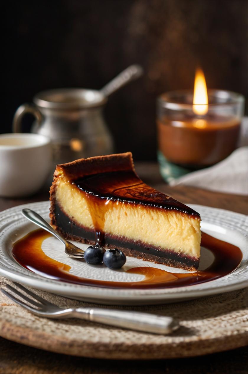 Basque Burnt Cheesecake Recipe - Creamy, Caramelized, and Rustic Dessert