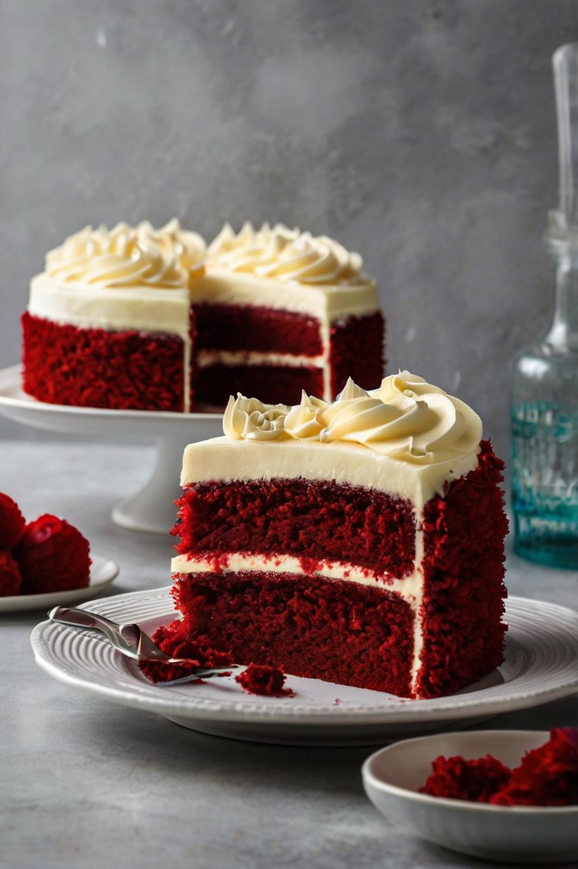 Red Velvet Cake Recipe - Classic Dessert with Cream Cheese Frosting