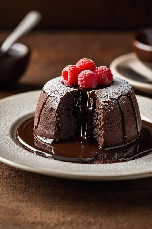 Chocolate Lava Cake Recipe - Decadent Molten Dessert with Gooey Center